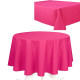 Nappe de Table Uni Fushia Effet Coton 240g/m2