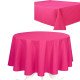 Nappe de Table Uni Fushia Effet Coton 240g/m2