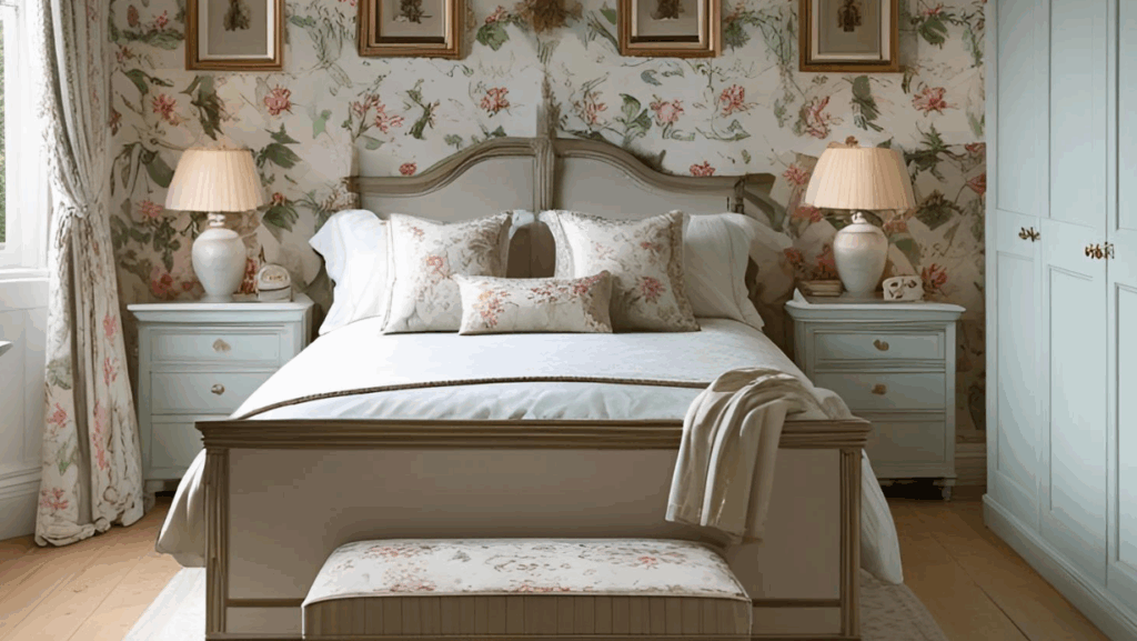 déco chambre style anglais