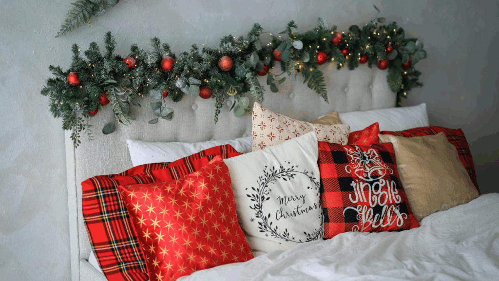 linge de lit Noël