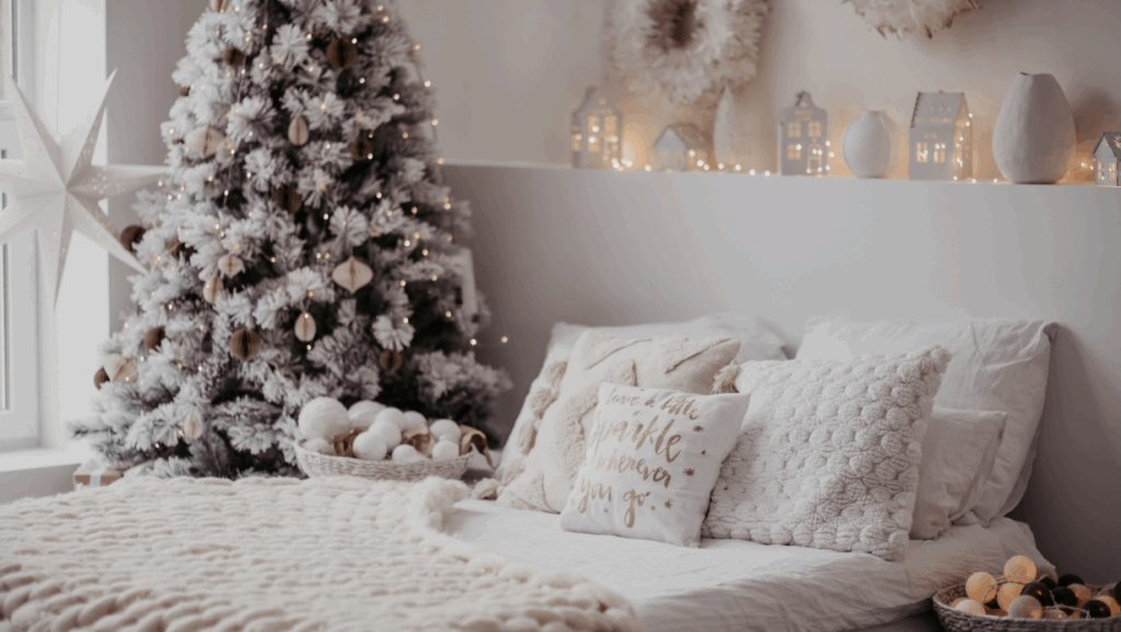 linge de lit Noël