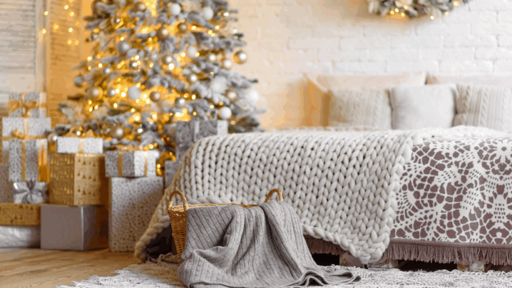 linge de lit Noël