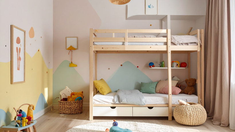 chambre lit superposé