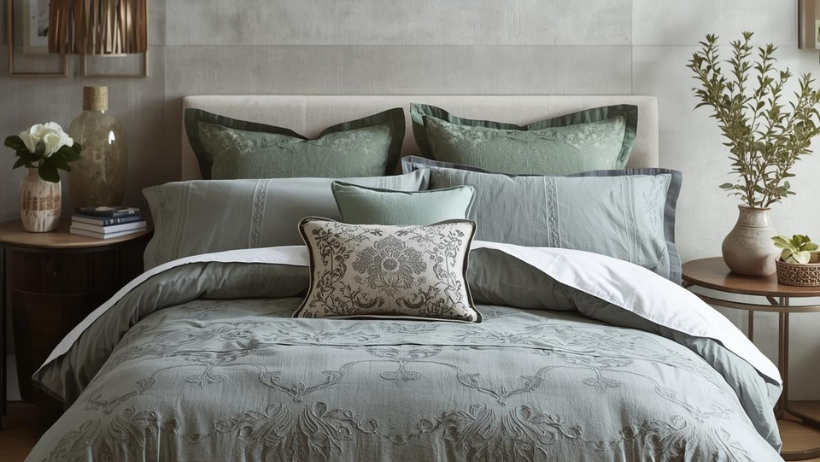 linge de lit vintage