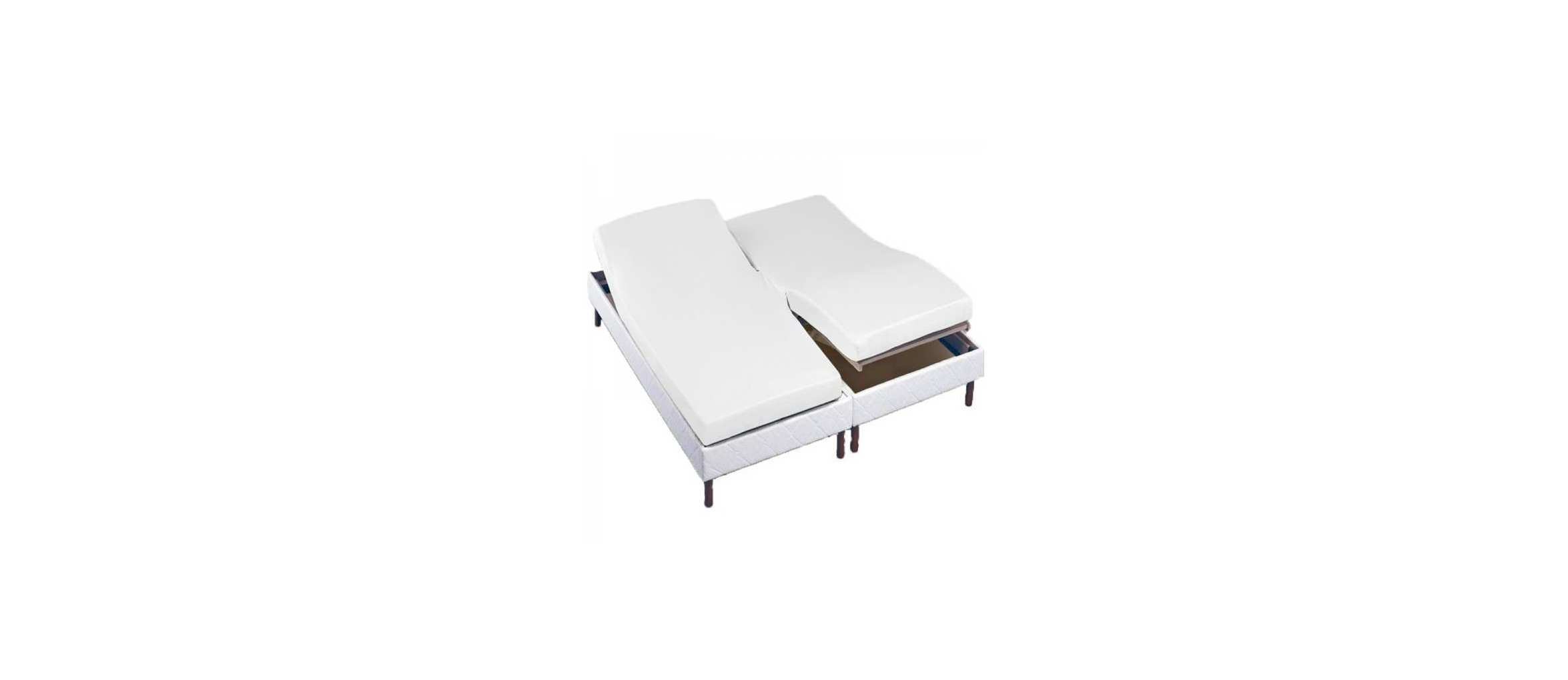 Drap Housse 2 x 90 x 200 tête et pied relevable Drap Housse 2 x 90 x 200 tête et pied relevable