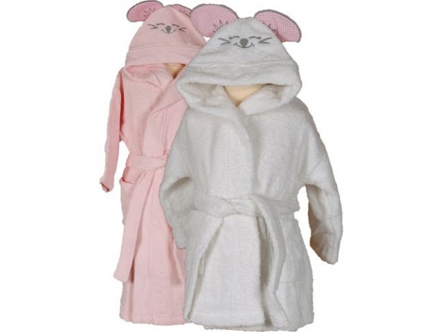 Peignoir Enfant Brodes La Compagnie Du Blanc